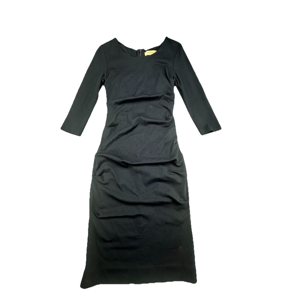 Nicole Miller‎ Artelier Christina Ponte Dress Navy Blue Size S